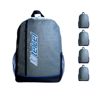 A2535, Mochila tipo backpack con dos compartimentos y correas ajustables. Cuenta con dos mallas laterales, asa superior y respaldo acolchado.